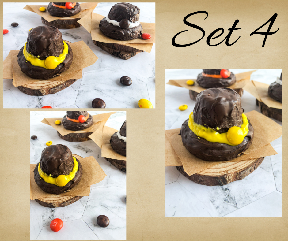 Brownie Pilgrim Hats - Set 4