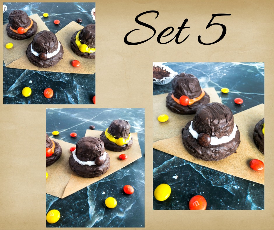 Brownie Pilgrim Hats - Set 5