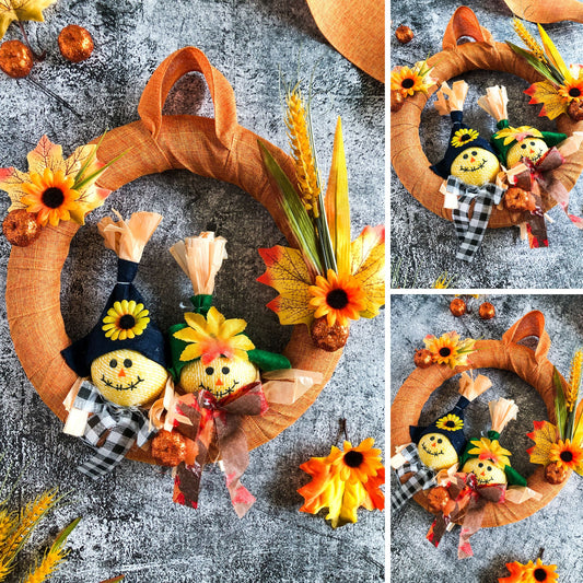 Scarecrow Fall Wreath